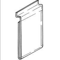 Slatwall kaarthouder A4 vertikaal - thumbnail