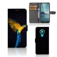 Nokia 3.4 | Telefoonhoesje | Met pasjeshouder | Papegaai - thumbnail
