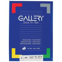 Gallery witte etiketten ft 210 x 148,5 mm (b x h), rechte hoeken, doos van 200 etiketten - thumbnail