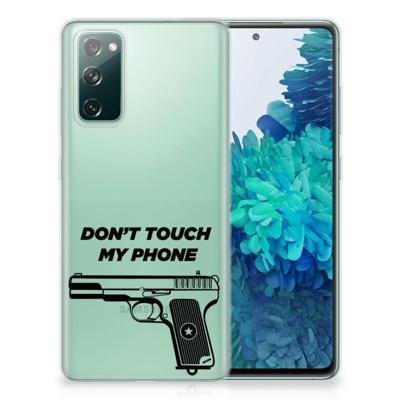 Samsung Galaxy S20 FE Silicone-hoesje Pistol DTMP Samsung Galaxy S20 FE Silicone-hoesje Pistol DTMP