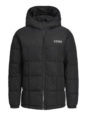 Jas Kinderen Jack & Jones Jjben Square Zwart - Maat: 12 Jaar