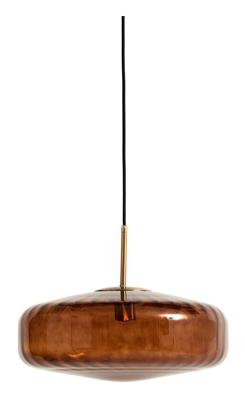 Light & Living HanglampPleat goud met bruin Ø 40cm - 2972064