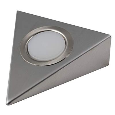 Heitronic GENUA LED-onderbouwlamp Set van 3 stuks LED LED vast ingebouwd 6 W Warmwit RVS