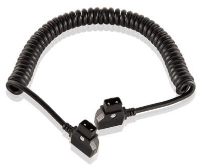 Shape D-Tap male to D-Tap male kabel coiled 50cm