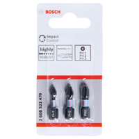 Bosch Accessories Bosch Power Tools 2608522470 Kruis-bit 3-delig Kruiskop Phillips - thumbnail