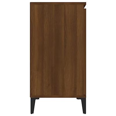 Dressoir 104x35x70 cm bewerkt hout bruin eikenkleur Dressoir 104x35x70 cm bewerkt hout bruin eikenkleur