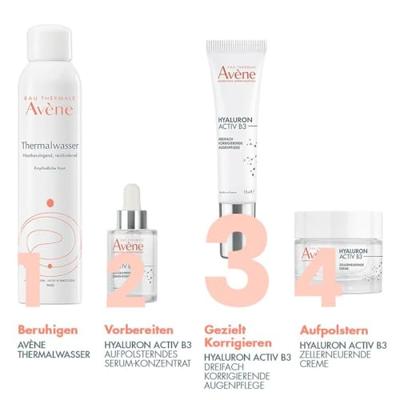 Avène Hyaluron Activ B3 Drievoudige corrigerende Oogverzorging anti-aging, Hyaluronzuur & Niacinamide 15ml