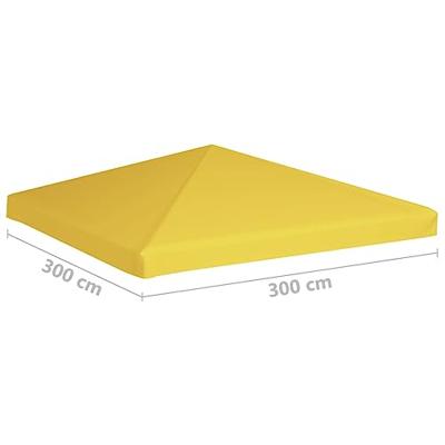 VidaXL Prieeldak 270 g/m² 3x3 m geel VidaXL Prieeldak 270 g/m² 3x3 m geel