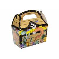 Duckiez Uitdeelbox piraten schatkist, 12st. - thumbnail