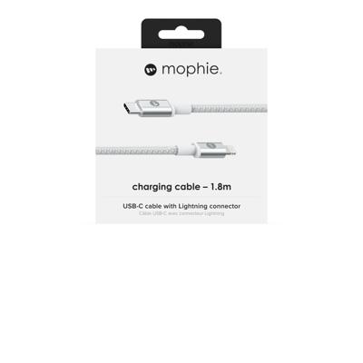 Mophie Usb C naar Apple Lightning Kabel 1.8m Wit Mophie Usb C naar Apple Lightning Kabel 1.8m Wit