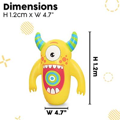 Bestway Opblaasbare Monster Bokszak 120 cm +3 Jaar Binnen en Tuin 52545