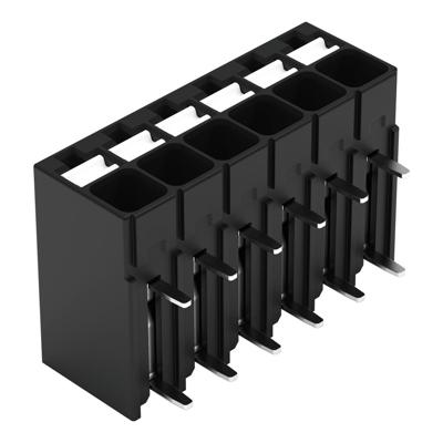 WAGO 2086-1206/300-000 Printklem 1.50 mm² Aantal polen 6 Zwart 1 stuk(s)