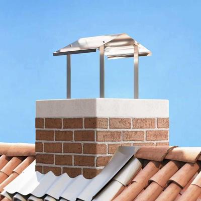 Rookkap Zilver 40 x 40 x 37.5 cm Roestvrij staal