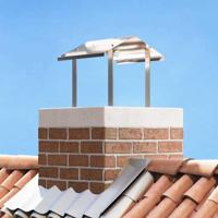 Rookkap Zilver 40 x 40 x 37.5 cm Roestvrij staal - thumbnail