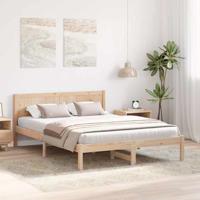 Bedframe Bruin 160 x 200 cm Massief grenenhout - thumbnail