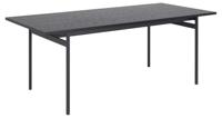 Bendt Eettafel 'Mick' 200 x 90cm, kleur Zwart - thumbnail