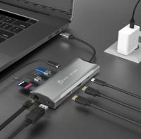 j5create 4K60 Elite USB-C® Triple-Monitor 10Gbps Mini Dock - thumbnail