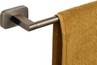 Ben Mykanto handdoekbeugel 60x7x3,9cm geborsteld zwart - thumbnail