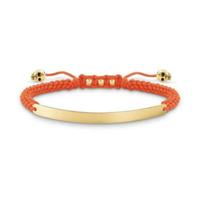 Armband Dames Thomas Sabo LBA0050-848-8 Kleur Oranje Afmeting 14,5-21 cm - thumbnail