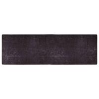 VidaXL Vloerkleed wasbaar anti-slip 80x300 cm antracietkleurig - thumbnail