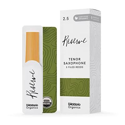 D'Addario Woodwinds Organic Reserve Tenor Saxophone Reeds 2.5 (5 stuks) D'Addario Woodwinds Organic Reserve Tenor Saxophone Reeds 2.5 (5 stuks)