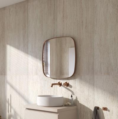 Ben Mirry Spiegel 40x4x40 cm Geborsteld Koper Ben Mirry Spiegel 40x4x40 cm Geborsteld Koper