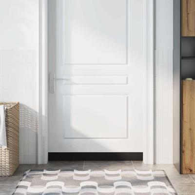 VidaXL Schroefbare deurborstelafsluitingen 6 pcs wit 100 cm