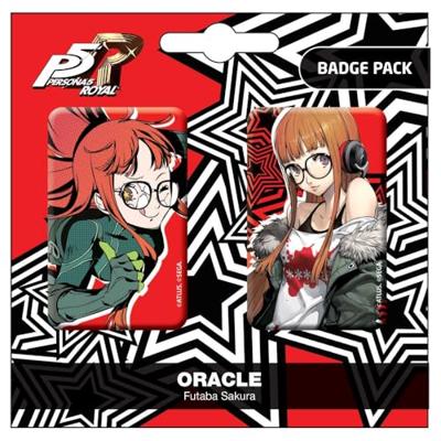 Persona 5 Royal Pin Badges 2-Pack Oracle / Futaba Sakura