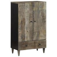 Hoge kast 60x33x100 cm massief mangohout - thumbnail