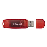 Intenso Rainbow Line USB-stick 128 GB Rood (transparant) 3502491 USB-A 2.0 - thumbnail
