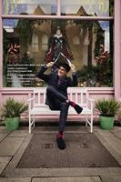 Burlington Manchester Katoenen Heren Sokken - Biologisch katoenen heren kousen met ruit print - thumbnail