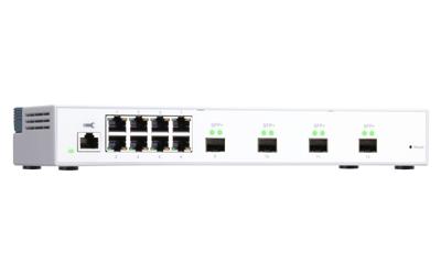 QSW-M408S - Switch - Managed - 8 x 10/100/1000 + 4 x 10 Gigabit SFP+ - desktop QSW-M408S - Switch - Managed - 8 x 10/100/1000 + 4 x 10 Gigabit SFP+ - desktop
