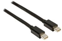 Mini DisplayPort Kabel Mini-DisplayPort Male - Mini-DisplayPort Male 2.00 m Zwart - thumbnail