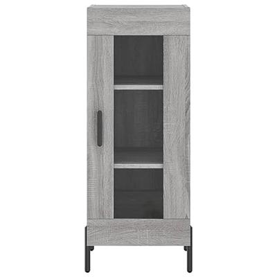 Dressoir 34,5x34x90 cm bewerkt hout grijs sonoma eikenkleurig