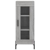 Dressoir 34,5x34x90 cm bewerkt hout grijs sonoma eikenkleurig - thumbnail