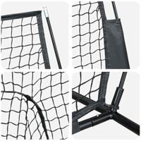 Honken en Softbal Zwart 250 x 106 x 209 cm Polyester - thumbnail