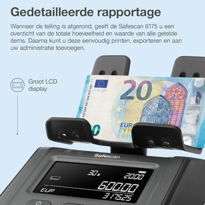 Safescan geldtelweegschaal 6175