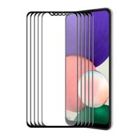 Voor Samsung Galaxy A22 5G 5 Stks Enkay Hat-Prince Full Lijm Gehard Glas 6D Volledige dekking Anti-Krasbeschermer - thumbnail