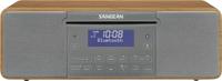 Sangean DDR-47 BT Radio DAB+, VHF (FM) AUX, CD, SD, USB Hout - thumbnail