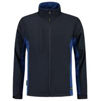 Tricorp softshell jack - Bi-Color - Workwear - 402002 - marine blauw/koningsblauw - maat M - thumbnail