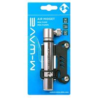 M-WAVE minipomp "air midget" mini pump air midget silver - thumbnail