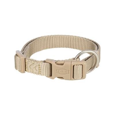 Trixie halsband hond premium zand taupe Trixie halsband hond premium zand taupe