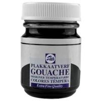 Talens plakkaatvef Extra Fijn flacon van 50 ml, neutraalzwart - thumbnail