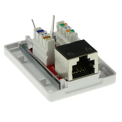 ACT FA7005 Modulair opbouwdoos shielded 1-voudig CAT6A