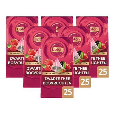Thee Lipton Exclusive bosvruchten 25x2gr | 6 stuks