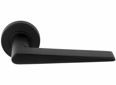 Formani Basics LB21 deurkruk geveerd op rozet - mat zwart