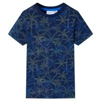 VidaXL Kindershirt 104 marineblauw - thumbnail