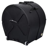 Hardcase HN22B koffer voor 22 inch bassdrum met wielen - thumbnail
