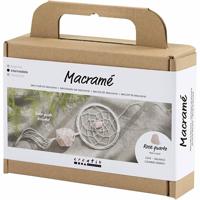 https://www.cchobby.nl/mini-hobbyset-macrame-dromenvanger-met-rozenkwarts-lichtroze-wit-1-doos - thumbnail