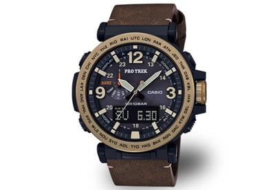 Horlogeband Casio PRG-600YL-5ER / 10538485 Leder Bruin 24mm Horlogeband Casio PRG-600YL-5ER / 10538485 Leder Bruin 24mm